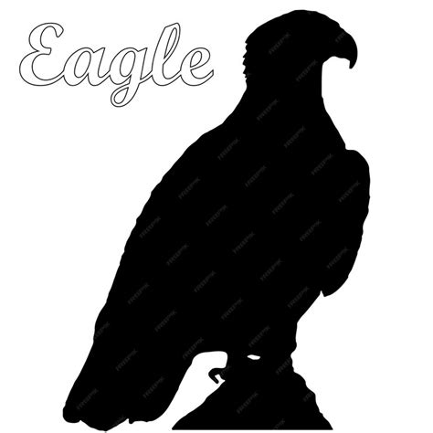 Premium Vector | American eagle silhouette