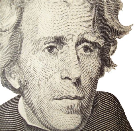 Andrew Jackson Portrait stock photo. Image of save, loan - 52302