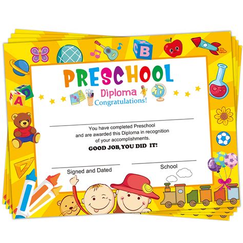 Free Printable Preschool Graduation Borders