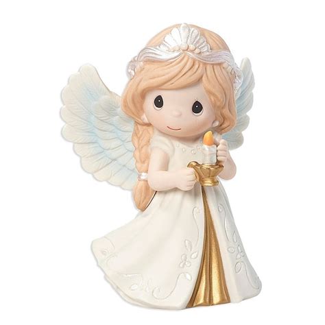 Precious Moments Holiday Angel Figurine Multi in 2021 | Precious ...