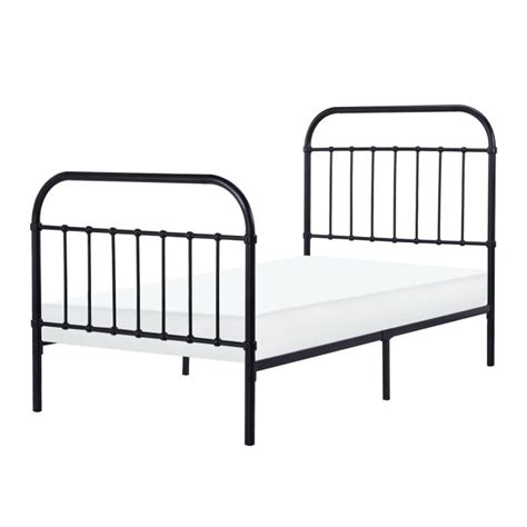 Valerie Metal Wide Single Bed (Black) - Furniture Source Philippines
