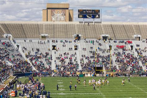 Blue Gold Game 2013 - University of Notre Dame | Was able to… | Flickr