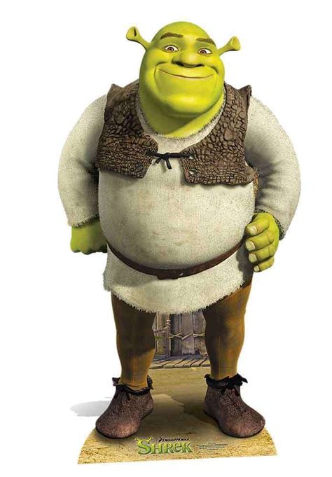 Shrek Dreamworks Ogre Mini Cardboard Cutout/standee - Fun Size For ...