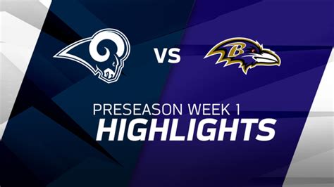 Rams vs. Ravens Highlights | Preseason Week 1