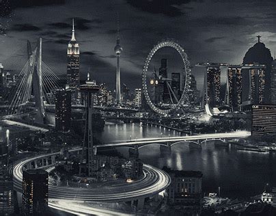 World city skylines on Behance