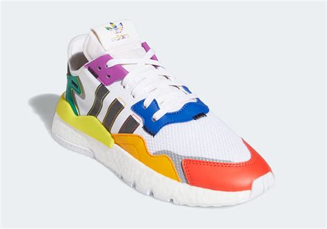 adidas Nite Jogger Pride White Rainbow FY9023 | SneakerNews.com