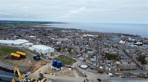 Great view on Peterhead from above. | Peterhead Gallery