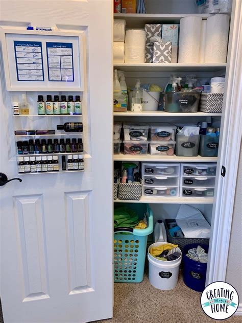 The Cleaning Supply Closet - creatingmaryshome.com | Cleaning closet ...