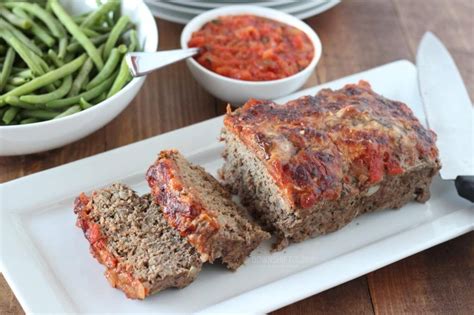 Italian Meatloaf with Marinara Parmesan Crust (gluten-free, paleo)