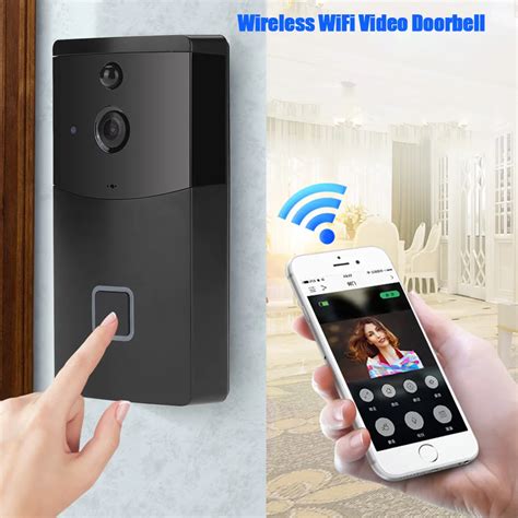 Wireless Bell WiFi Doorbell Video Camera Phone Ring Automatic Call Door ...