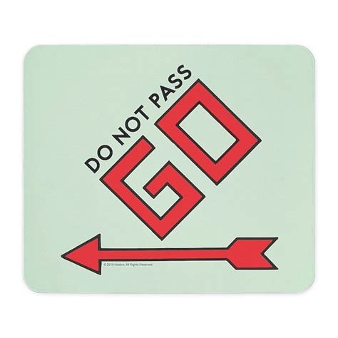 Monopoly - Do Not Pass Go Mousepad by Monopoly