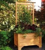 Planter Box and Trellis Woodworking Plan. - WoodworkersWorkshop