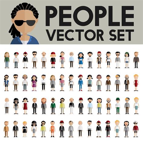 Illustration of diverse people | Free Vector - rawpixel