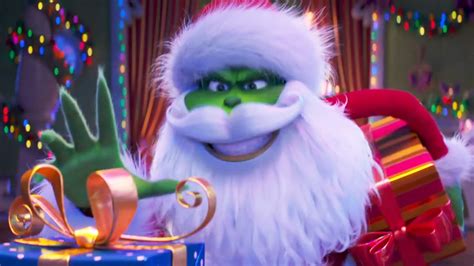 The Grinch steals Christmas in new clip from animated movie