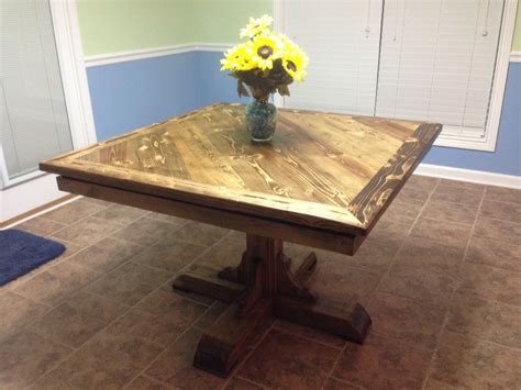 Farmhouse Pedestal Table Build | Ana White