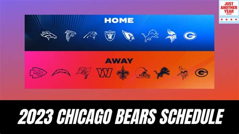 2023 Chicago Bears Schedule Released! Review, Analysis, and Predictions ...