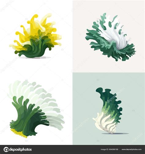 Elysia Chlorotica Sea Slug Vector Flat Isolated Illustration Stock ...