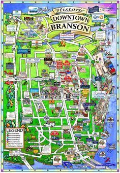 Branson Missouri Map | Branson vacation, Branson missouri vacation ...