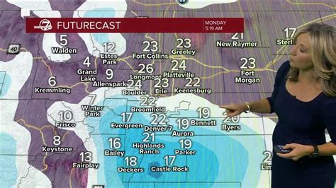 Colorado weather: Tracking when snow moves out of Denver area Monday ...