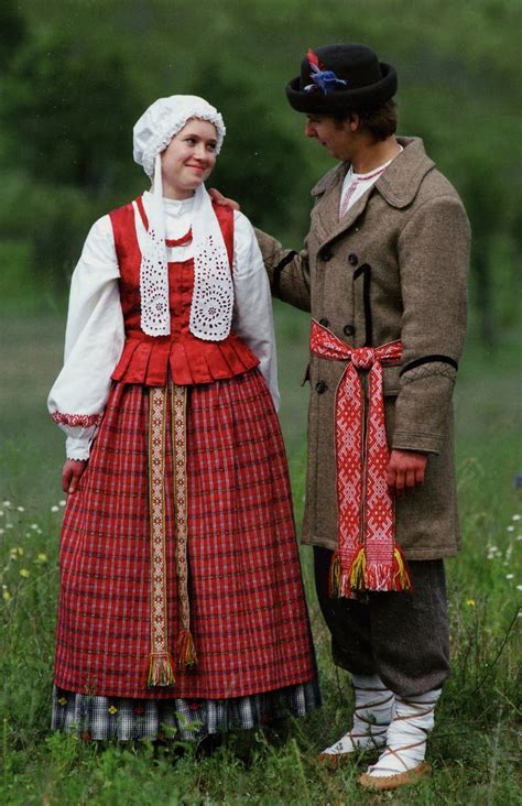 Dzūkija region folk costume, Lithuania | Lithuanian clothing, Folk ...