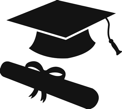 Graduation ceremony Square academic cap Silhouette Clip art - Silhouette png download - 1300* ...