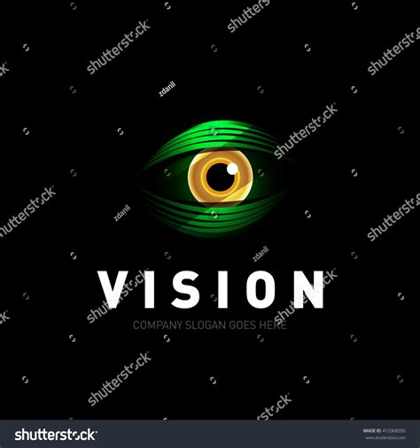 Colorful Eye Logo Design Vector Template Stock Vector (Royalty Free ...