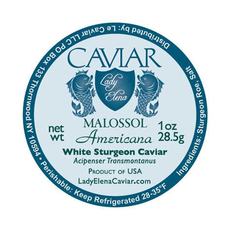 Americana - White Sturgeon Caviar - Lady Elena Caviar