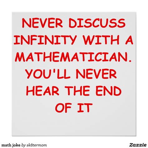 math joke poster | Zazzle | Math jokes, Math puns, Math humor