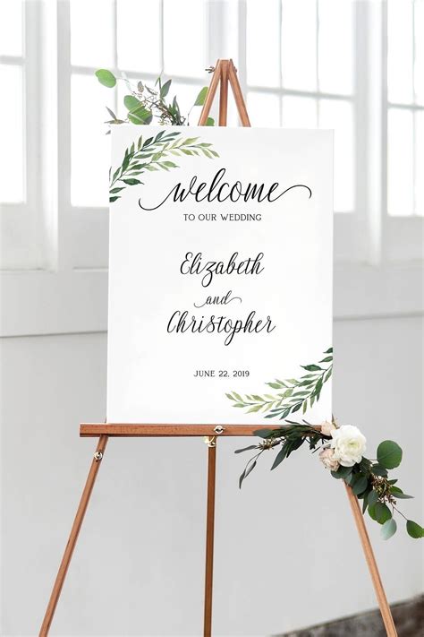 Welcome Sign Board - Wedding Welcome Sign - wedding welcome board template - centralsoma.org