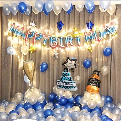 Aliexpress.com : Buy Huiran 16inch Happy Birthday Balloon Silver Gold Ballon Foil Balloons ...