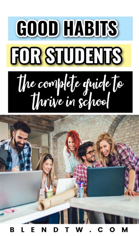 Good Habits for Students-The Complete Guide for Students to Thrive