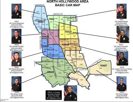 North Hollywood Police Car Map - Toluca Lake Chamber of Commerce