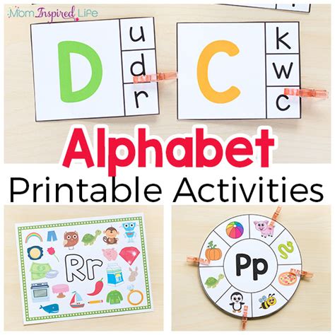 alphabet printable activities worksheets coloring pages and games - 260 alphabet printables ...