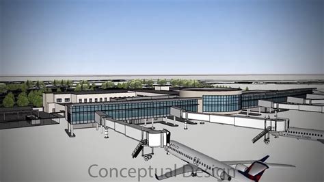 New Lafayette Airport Terminal Construction Start, Conceptual Tour ...