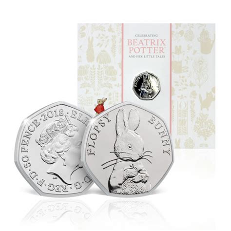 Flopsy Bunny™ 2018 UK 50p Brilliant Uncirculated Coin - UkCoinHunt