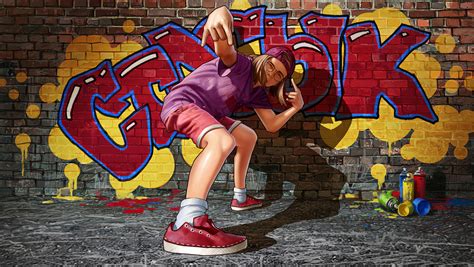 1360x768 Spray Graffiti Boy 4k Laptop HD ,HD 4k Wallpapers,Images ...