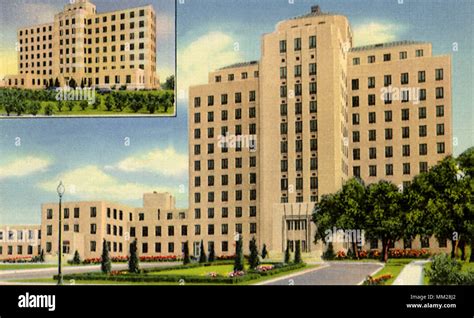 Jefferson Davis Hospital. Houston. 1942 Stock Photo - Alamy