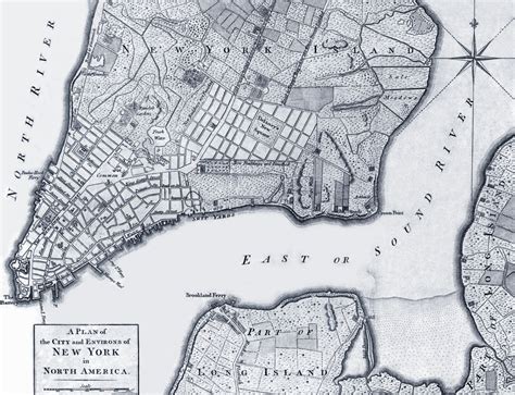 1776 Map Of New York - Allyce Maitilde