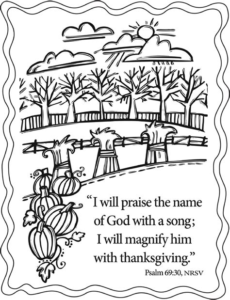 Thanksgiving Coloring Pages Scripture | Bible coloring pages, Thanksgiving coloring pages, Bible ...