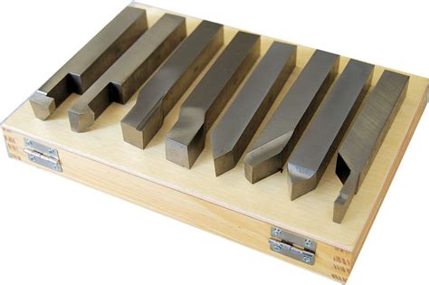 Set of 8 SCT Solid HSS Lathe Turning Tools 16 mm Square
