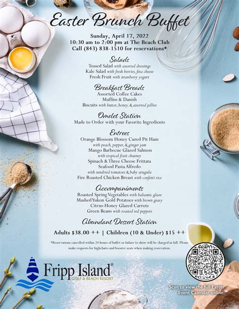 Easter Brunch Buffet - Fripp Island Resort