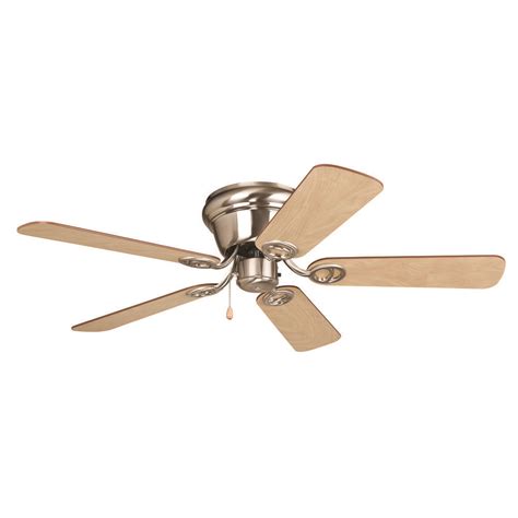 Craftmade Lighting Wyman Brushed Polished Nickel Ceiling Fan Without Light at Destin… | Flush ...