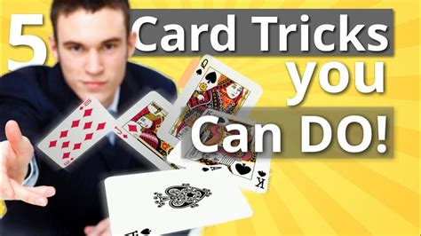 5 Easy Card Tricks That Anyone Can Do - Learn These Amazing Card Tricks for Beginners - YouTube