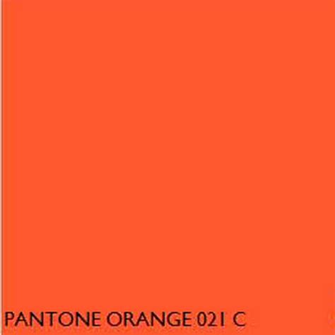 Pantone Fluorescent ORANGE 021C