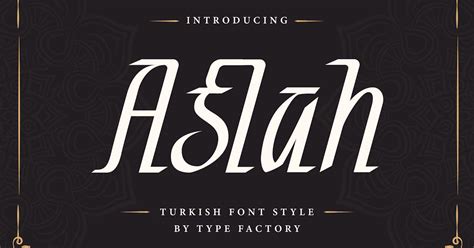 Aslah – Turkish Font, Fonts - Envato Elements