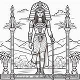 Egyptian Coloring Pages  Free & Printable sketch template