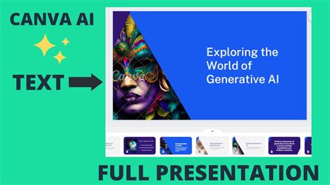 Text to Presentations 🚀 Canva AI Step-by-step Guide - YouTube