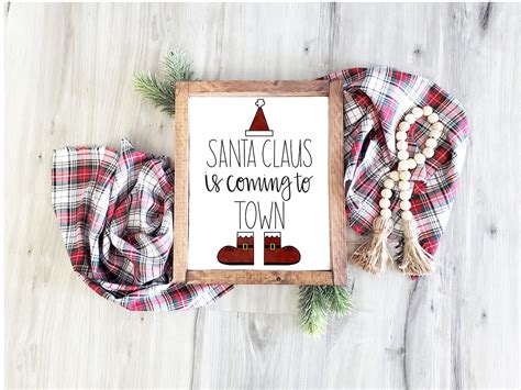 Santa Claus is Coming to Town - Etsy