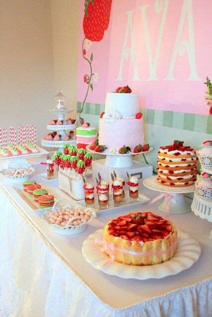 Strawberry shortcake | Strawberry shortcake party, Shortcake party, Strawberry shortcake birthday