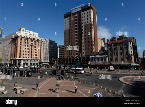 Ghandi Square, Business district, Downtown Johannesburg, South Africa ...